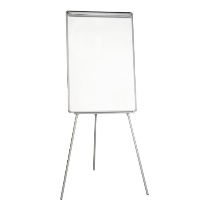 Flipchart Tripod Easel BI-OFFICE, 70x102cm, Magnetic Dry-wipe Board, plastic frame