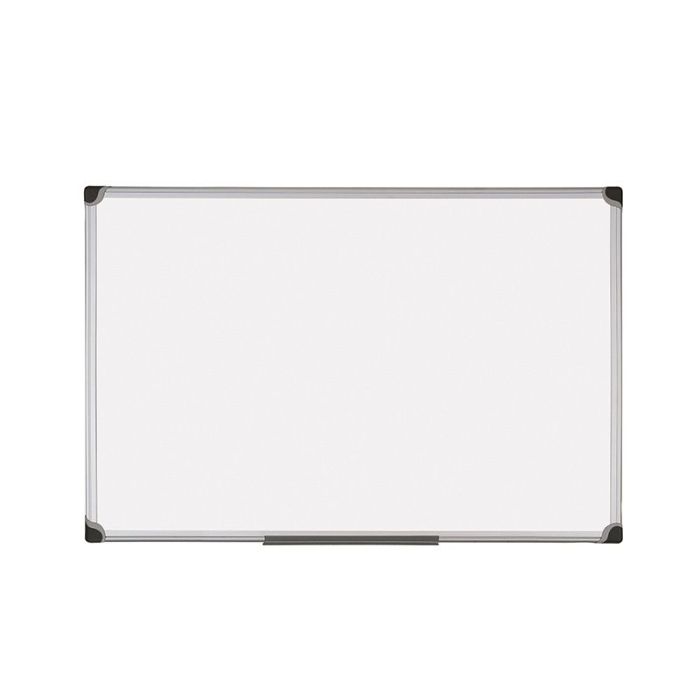 Dry-wipe&magnetic Notice Board, BI-OFFICE Professional, 150x100cm, glazed, aluminium frame