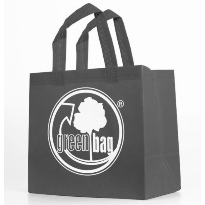 GREENBAG SZARY 320x280x220mm