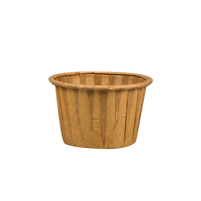 FINGERFOOD miseczki papierowe kraft 60ml op.250szt. (k/20)