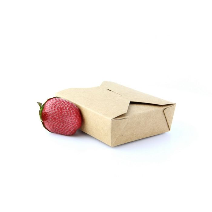 Brown box TAKEOUT MINI BOX 250 ml 110x90x35mm, 50 pcs.