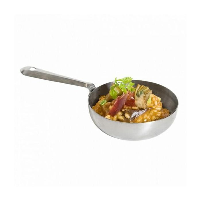 Inox mini frying pan, diameter 10x3cm, 1 pc