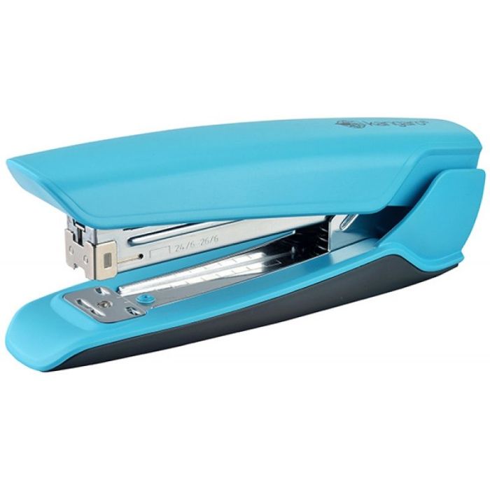 Stapler, KANGARO Nowa-335/S, capacity up to 30 sheets, plastic, in a PP box, turquoise
