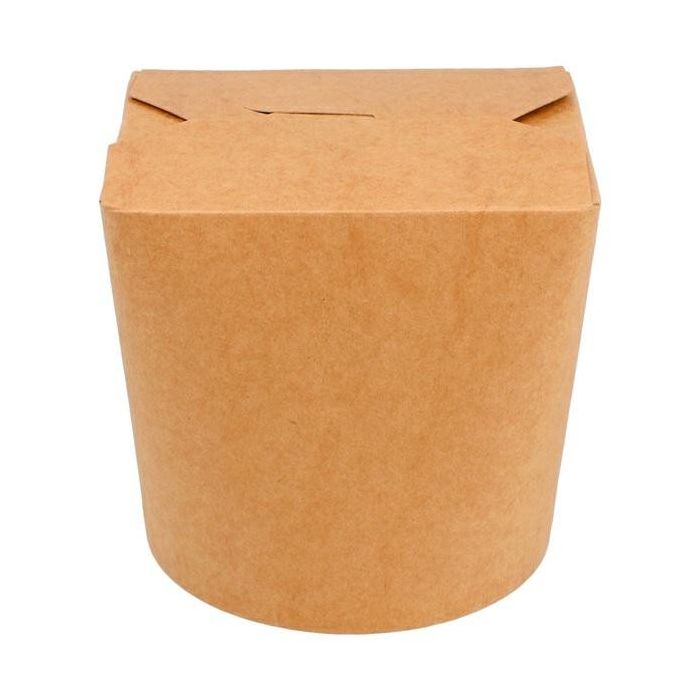 KEBAB BOX 750ml KRAFT op.50szt. dno okrągłe, zamykany