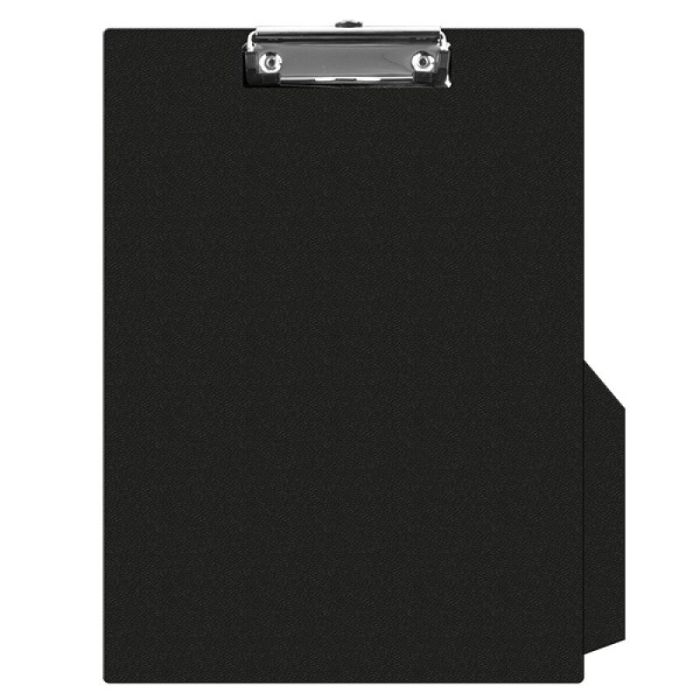 Clipboard Q-CONNECT Board, with a clip, PVC, A4, black