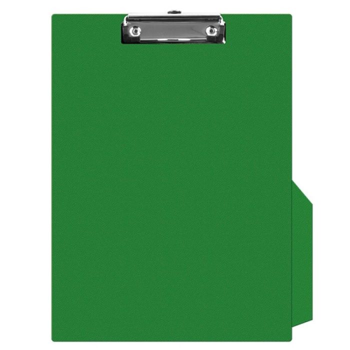 Clipboard Q-CONNECT Board, with a clip, PVC, A4, green
