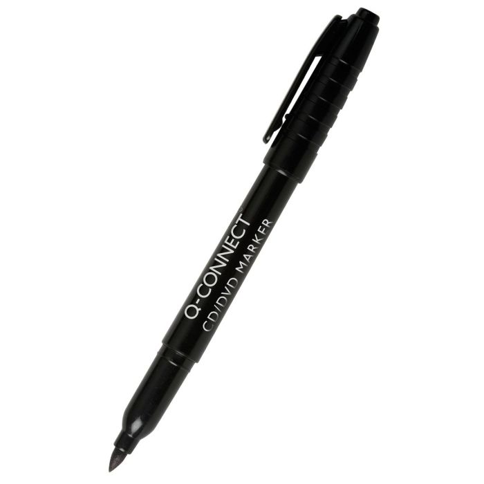 Marker CD/DVD Q-CONNECT, 1mm (line), black
