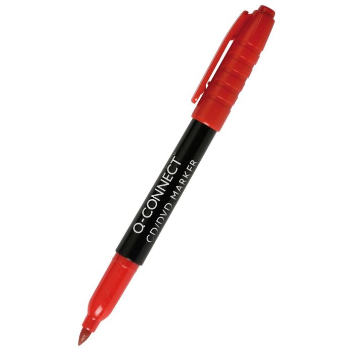 Marker CD/DVD Q-CONNECT, 1mm (line), red