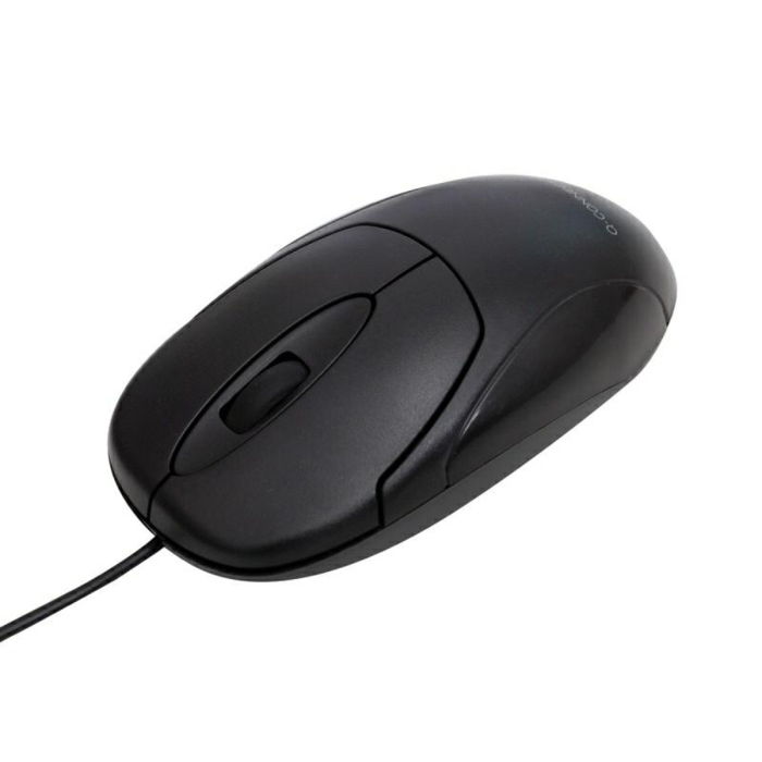 Q-CONNECT computer mouse, wired, black, pack of 1