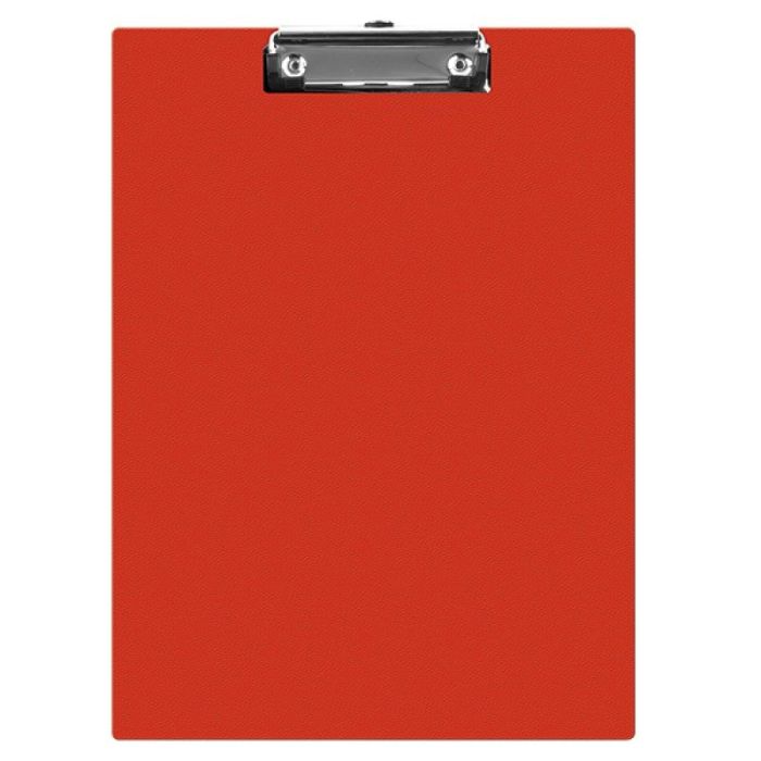 Clipboard Q-CONNECT Board, PVC, A5, red