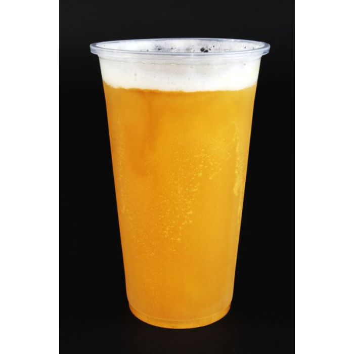 Kubek PP do piwa 0,4l PREMIUM transparentny, gładki bez uskoku śr.95mm op. 50 sztuk