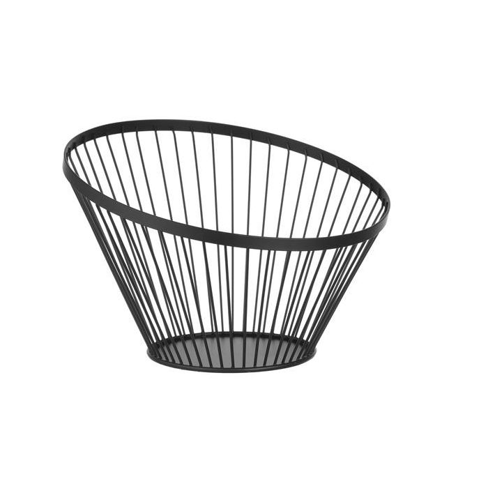 Fruit basket black, height 250 mm