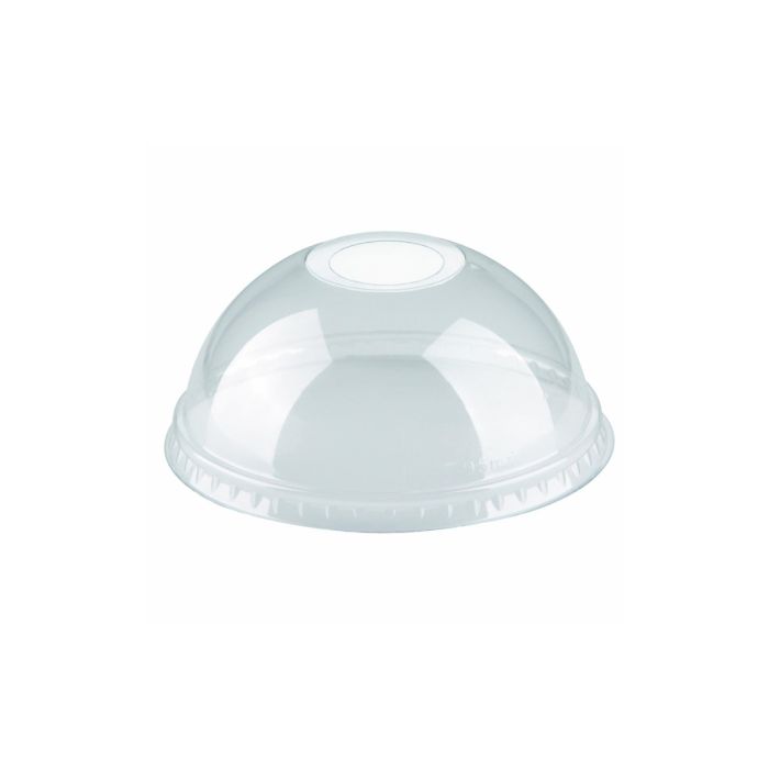 PET dome lid fi.78mm with hole a.50pcs.