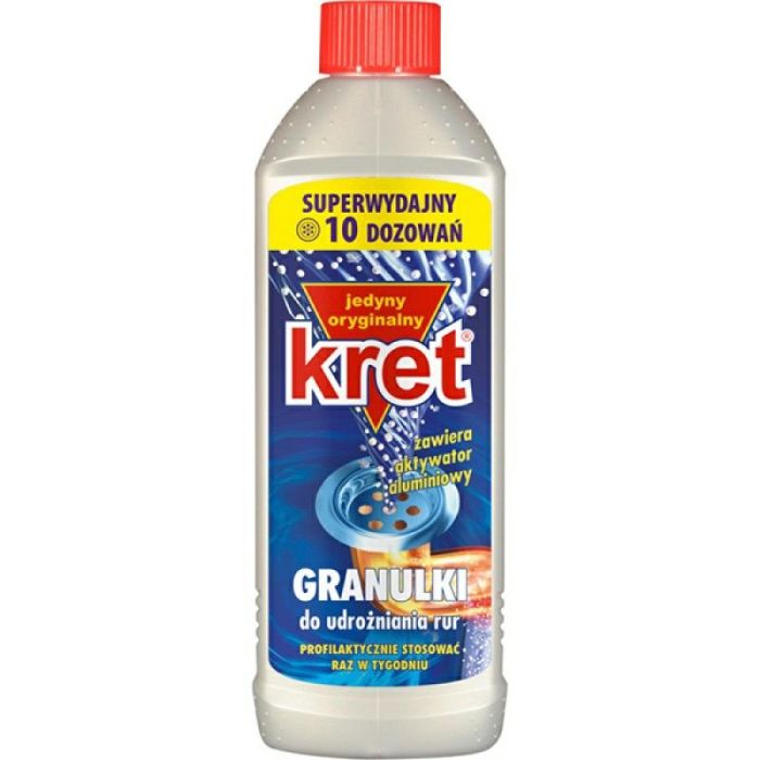Kret 560g - Pipe and drain unblocking granules