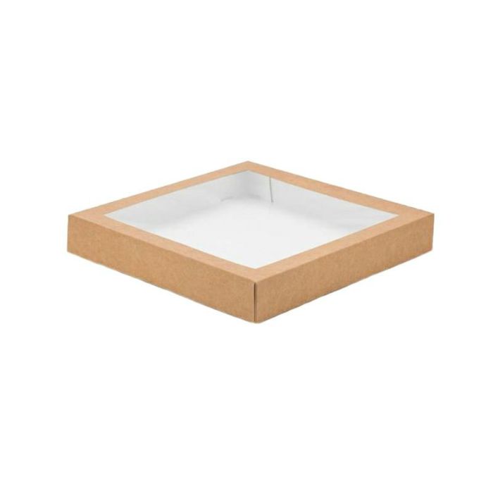 SUSHI box 25x25x5cm op.50szt. kraft (P10277)