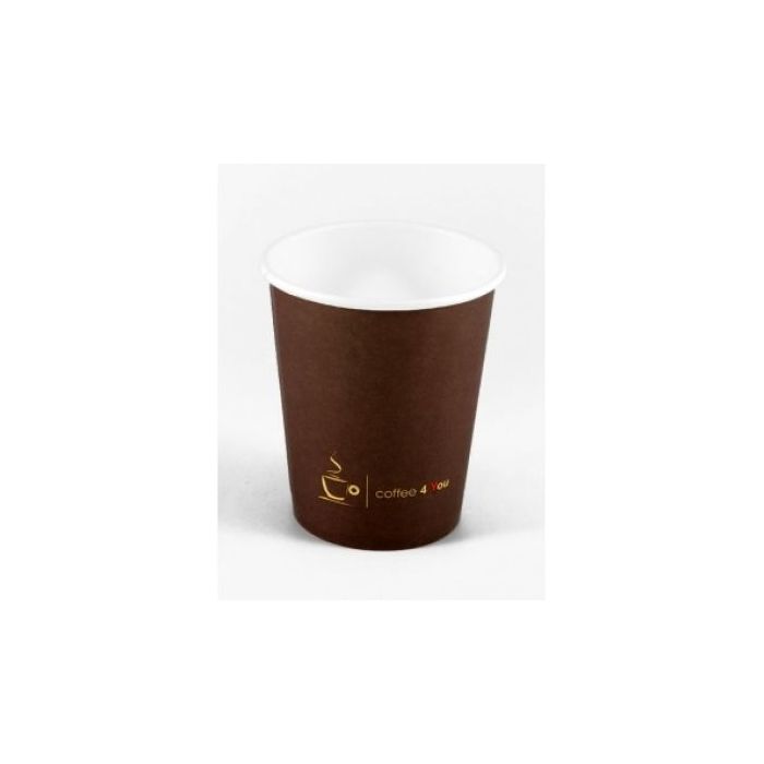 Paper cup 150ml COFFEE 4 YOU dia.70mm, 100 pcs