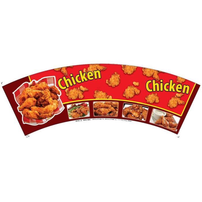 Paper bucket for chickens 2950ml, price per package 50pcs