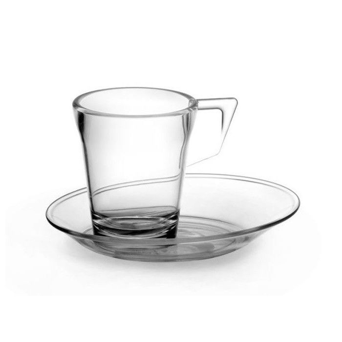 Filiżanki espresso 90ml LONG LiFE krystaliczne fi.5,7xh.6,6cm - nietłukące wykonane z poliwęglanu op. 6 sztuk