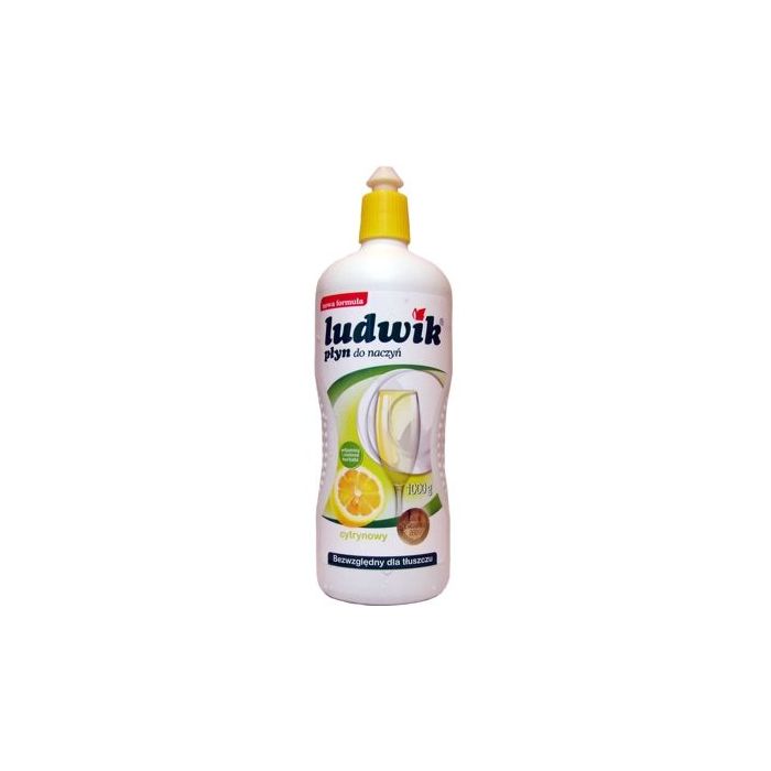 LUDWIK Dishwashing liquid 900 ml LEMON (12)