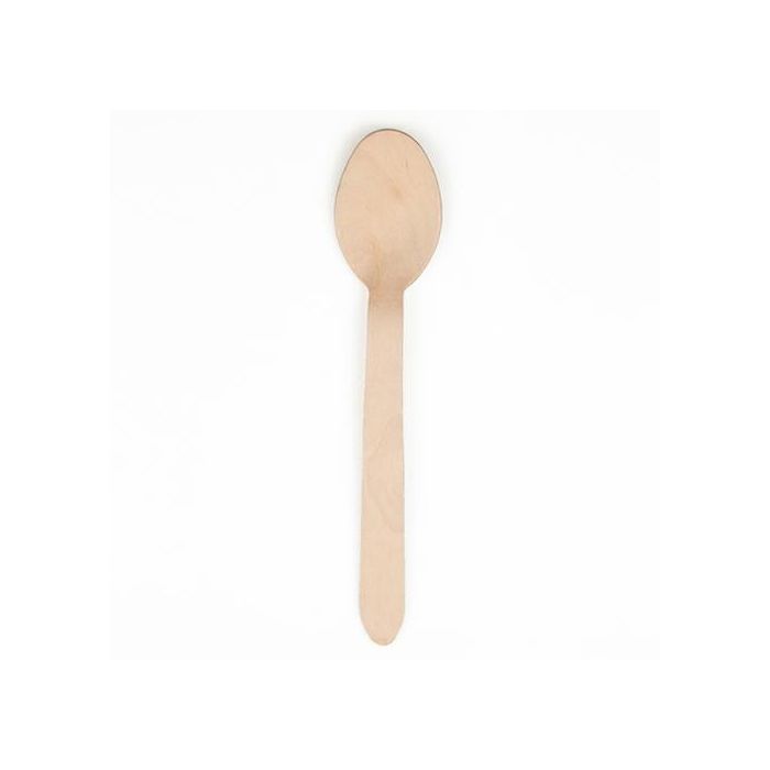 Wooden spoon 16cm big op.100pcs (k/20)
