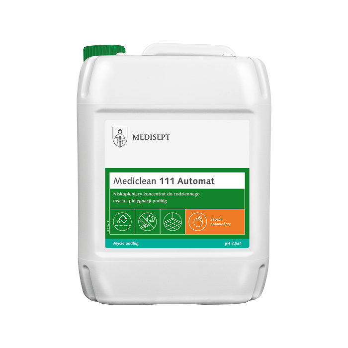 Mediclean 111 Automat 5L - low-foaming concentrate for the daily cleaning and maintenance of floors, and for machine floor cleaning