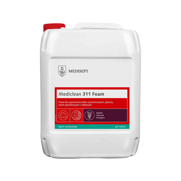 Mediclean 311 Foam 5L - foam cleaner for bathrooms 