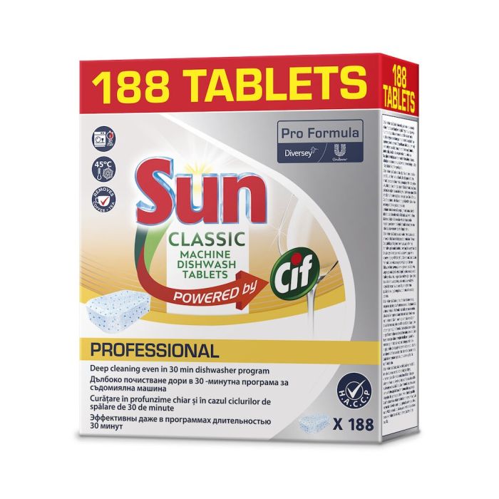 Sun Pro Formula Classic Tablets 188pcs. - dishwasher tablets