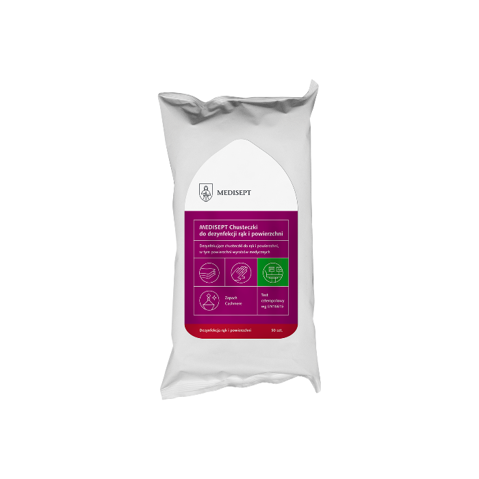 MEDISEPT Hand and surface disinfectant wipes 50pcs.