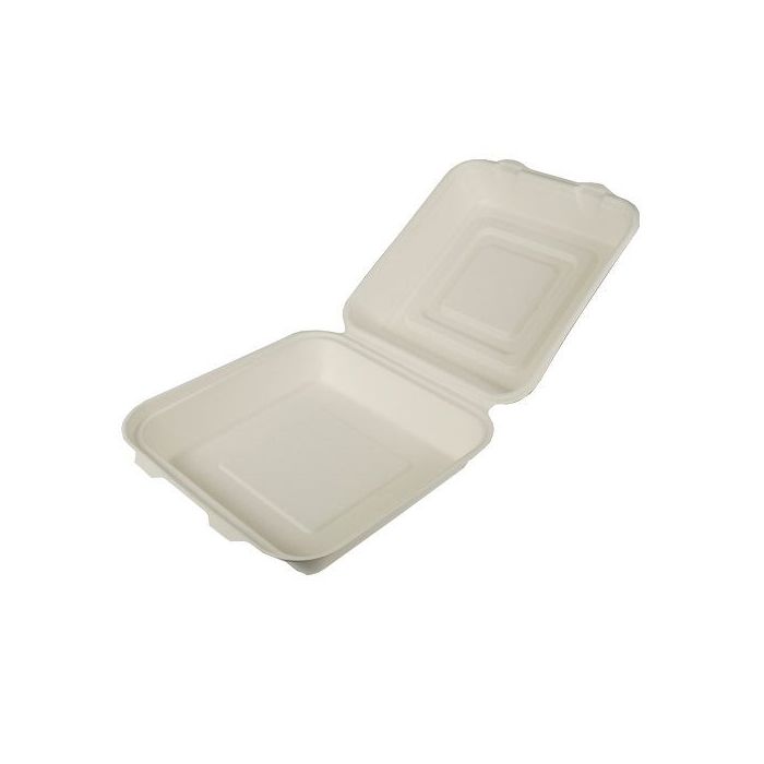 Sugar cane box 8,5 x 24,5 x 24,5 cm, not divided, price per package 300pcs