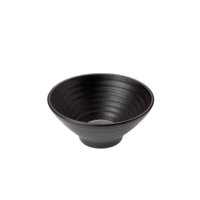 Round bowl fi12xh5,3cm black melamine