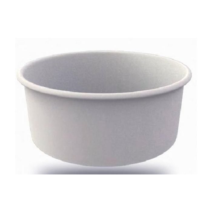 Miseczka papierowa biała 500ml do lodów op.50szt, śr. 114mm h:80mm (k/10)