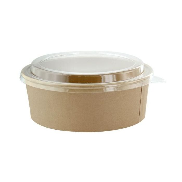 Salad bowl KRAFT 1560ml dia.185xh.82mm PE-coated, 45 pcs