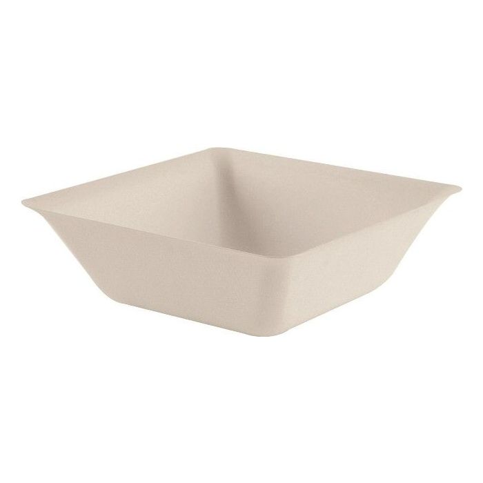 Sugar cane bowl square 2500ml, 23,3x23,3x7,7cm, 10 pieces