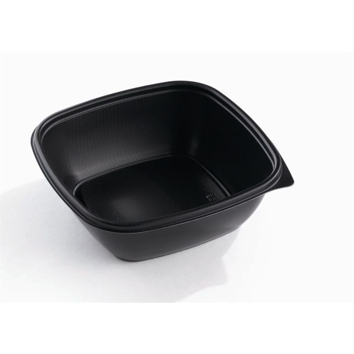 Miska kwadrat sałatki, dania, zupa czarna PP SABERT 750ml, cena za opakowanie 50szt