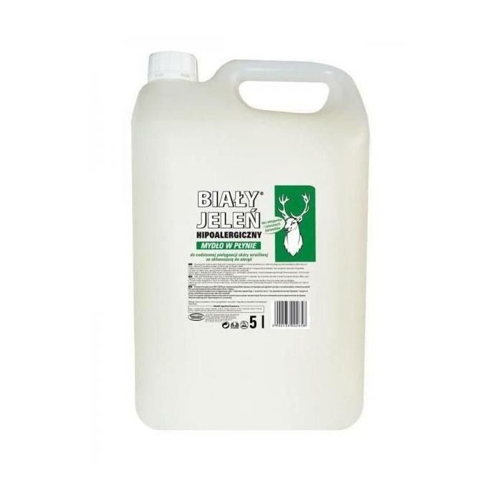 BIAŁY JELEŃ Hipoalergic 5L - liquid soap
