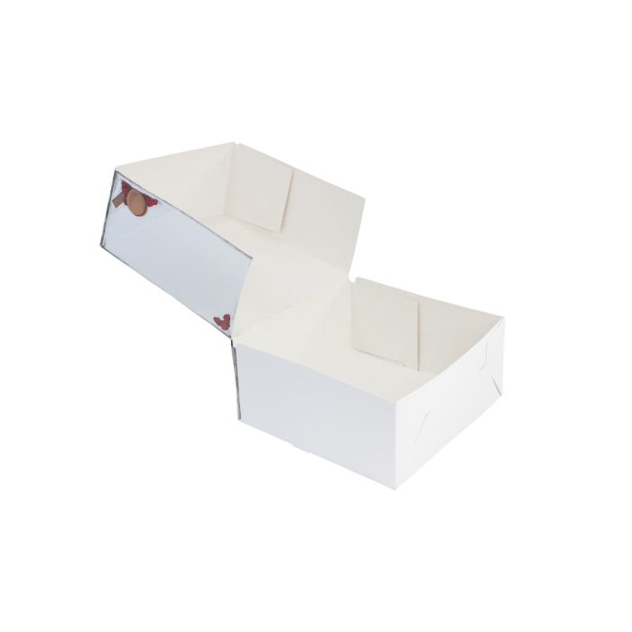 Box 25x25x12 white with printed Patina" 50pcs."
