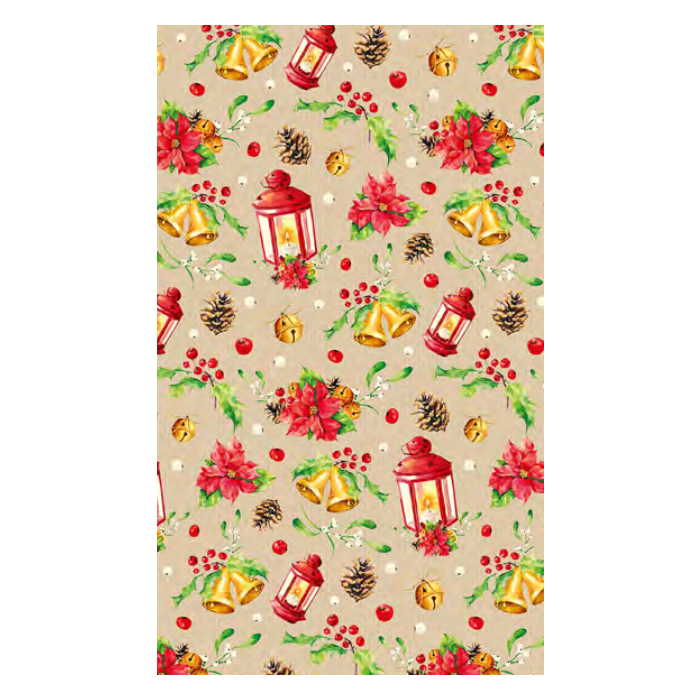 Decorative Paper 70/200 GW set. 4 KRAFT, 1 roll