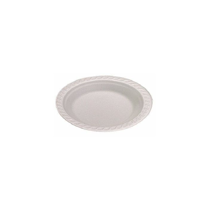 Styrofoam plate 165mm HUHTAMAKI, price per package 75pcs