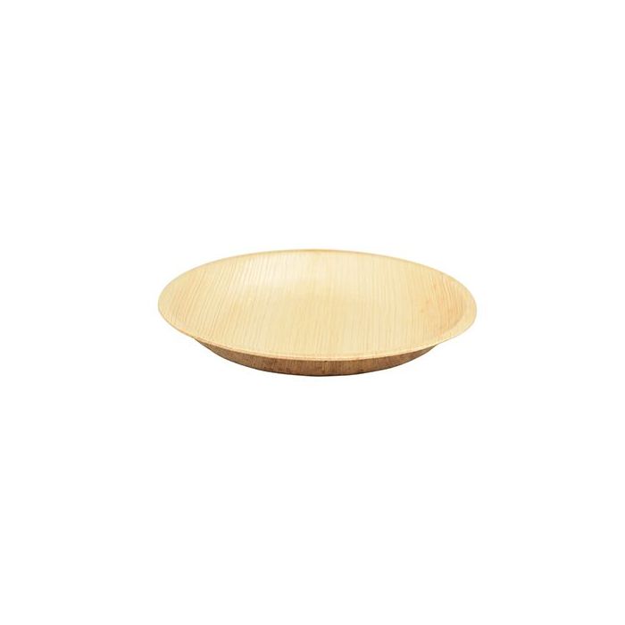 PURE cup made of palm leaves diameter 18,5xh.2,5 cm, 25 pieces