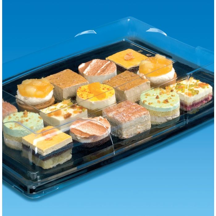 Catering tray PLC 360 black op.5 pcs.  (k/10) medium