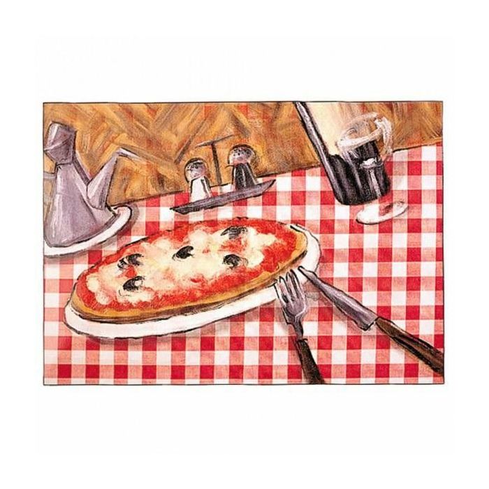Podkładki papierowe 31x43cm PIZZA tłoczone 70gr op. 500 sztuk