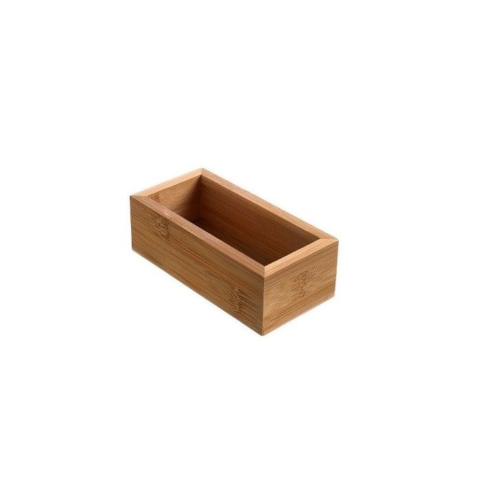 Buffet box natural bamboo 7,7x15,3x(h)5cm