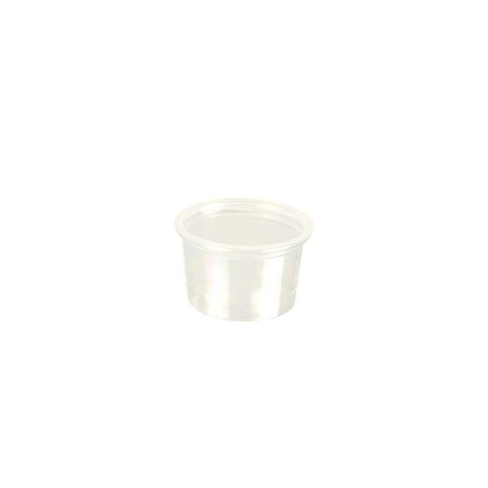 Container, PP dip, sauce, tasting 30ml, diameter 46xh28mm TRANSPARENT, 50 pieces