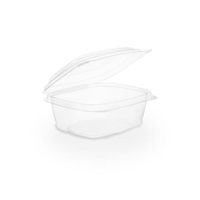 Pojemnik PLA sałatkowy 250ml z pokrywką VEGWARE 105x122x50mm, biodegradowalny op. 50 sztuk