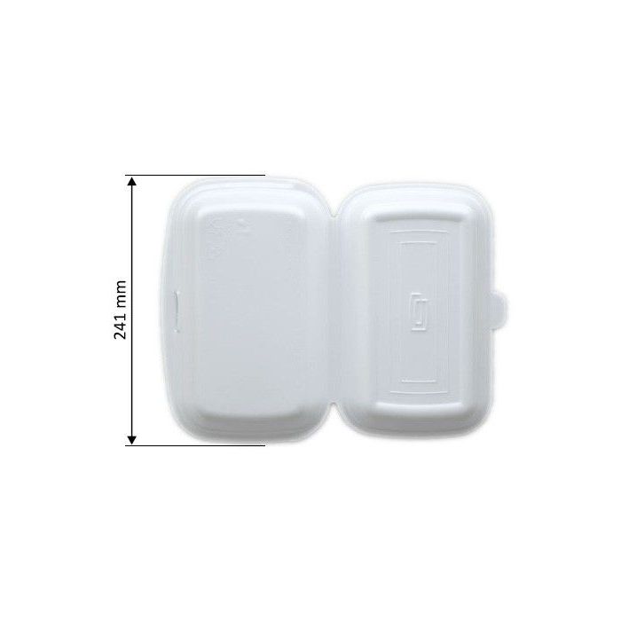 Pojemnik styropianowy HP3 1/2 obiadu Q Pack Klaipeda op. 125 sztuk