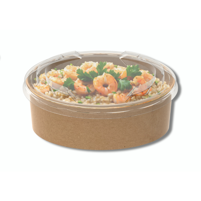 Bowl fi.185mm KRAFT 900/1100ml h60mm op.50pcs. PLASTIC FREE (k/6)