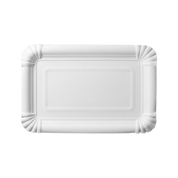 Tacka europejska papierowa biała 13x20cm zaokrąglone rogi op.250szt.