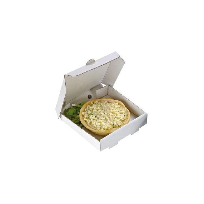 Pudełko białe PIZZA MINI 90x90x20mm op. 100 sztuk