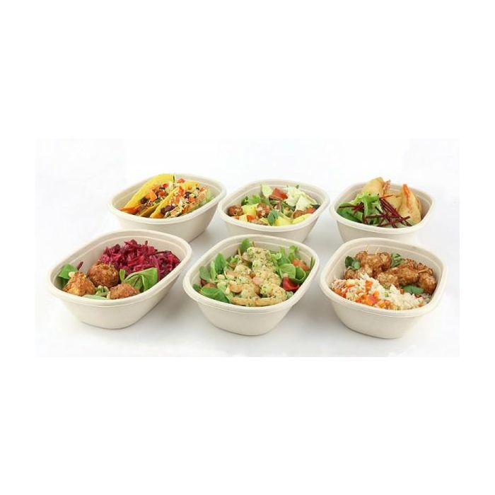 BePulp OV19 oval bowl 620ml, 50pcs (k/6) 19x15 h 5cm, Sabert