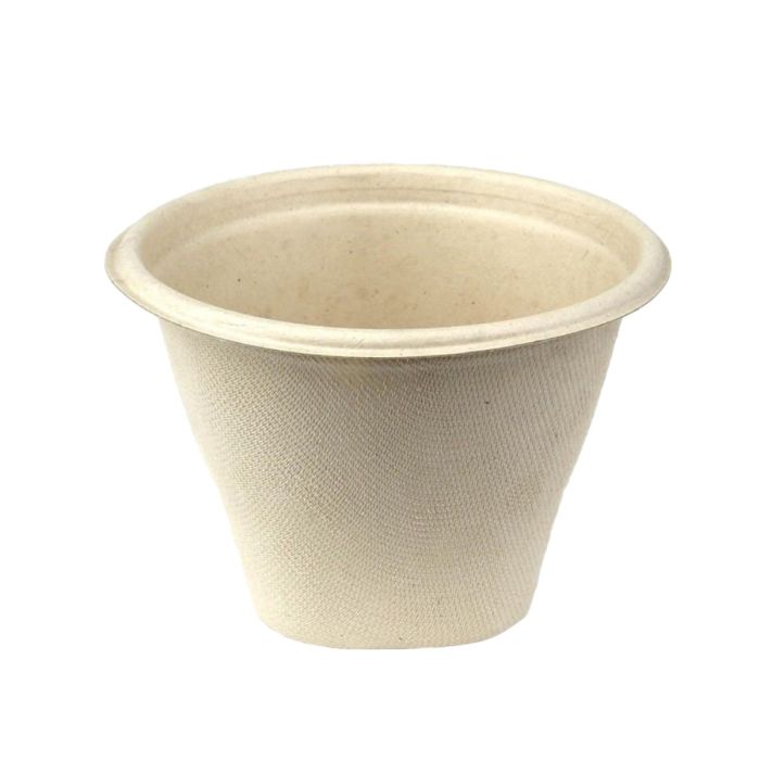 BePulp round bowl, 500ml, diameter 130xh.90mm, plant pulp, 100 pieces